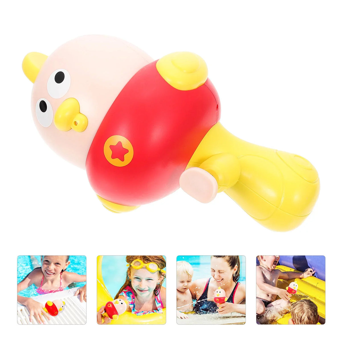 Wear-resistant 4pcs Liquid Squirt Supply Interesting Interactive Shooter Kids Toy Toy Squirt