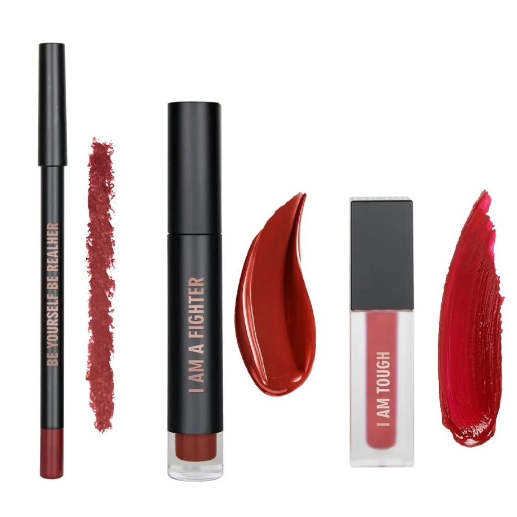 REALHER Lip I Am Fabulous Kit Reds) - (Deep