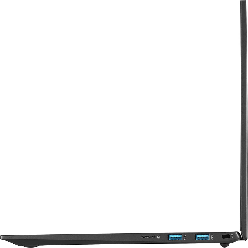 Display, gram 14Z90Q Evo 1200 Webcam, 14" RAM, IPS 16GB x Black 12th 512GB Gen 6E, LG (2022) Windows11, 1920 Open Box Thunderbolt SSD, 4, Wi-Fi LPDDR5 FHD Intel Laptop, i7-1260P, Ultra Lightweight