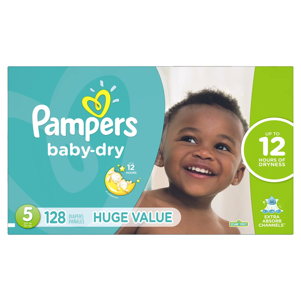 Pampers 128ct Dry Hp Baby Pamp S5