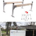 Rack Fit Vans Ladder Roof Kit Aluminum Cargo Bracket for Adjustable Enclosed ELITEWILL Trailers