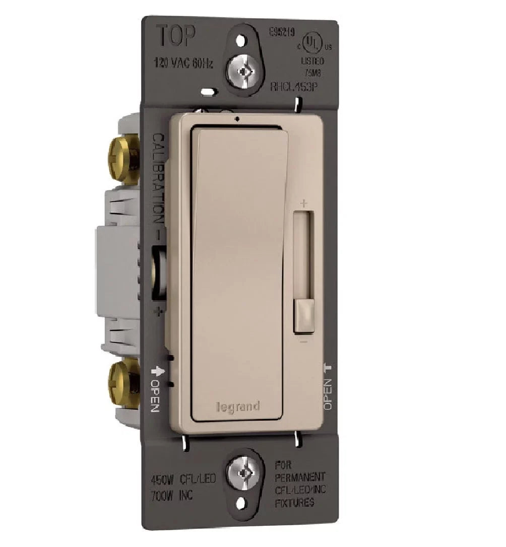 Each Slide Switch, RHCL453PNICCV4 Dimmer 15 Legrand Amp, Radiant