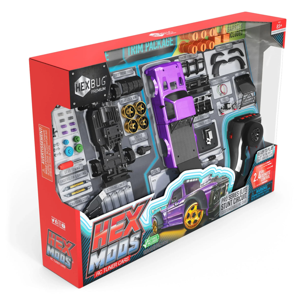 Stunt Car Kids Car, Series Remote HEXMODS & Kids Circuit, Up 14 for Pro Elite Adults, & Rechargeable Kits HEXBUG for Toys Model Ages Control STEM