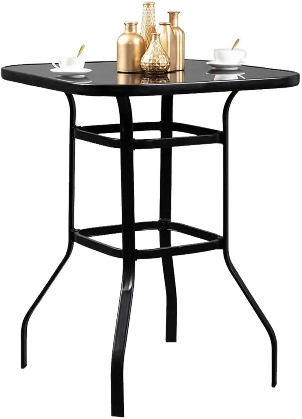 Strong ly Designed Table Glass Porch Violet Tempered Bar For