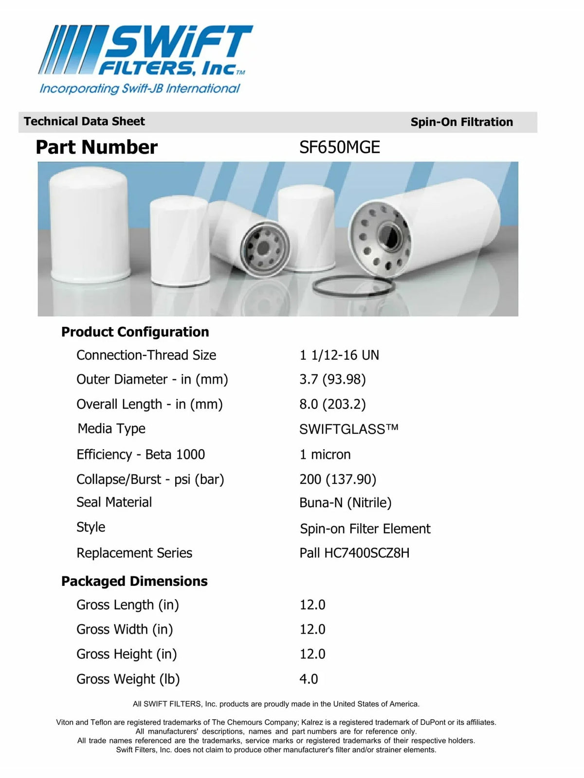 MP4767in-On Interchange MP 1 for Micron Microglass Direct FILTRI Construction Element Filter
