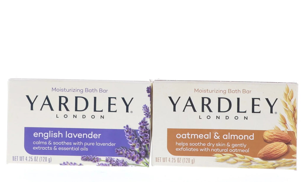 PCS 6 oz Yardley Bar, Bar, Oatmeal Bath Lavender Yardley English 6 Almond oz PCS, & 4.25 4.25 Bath