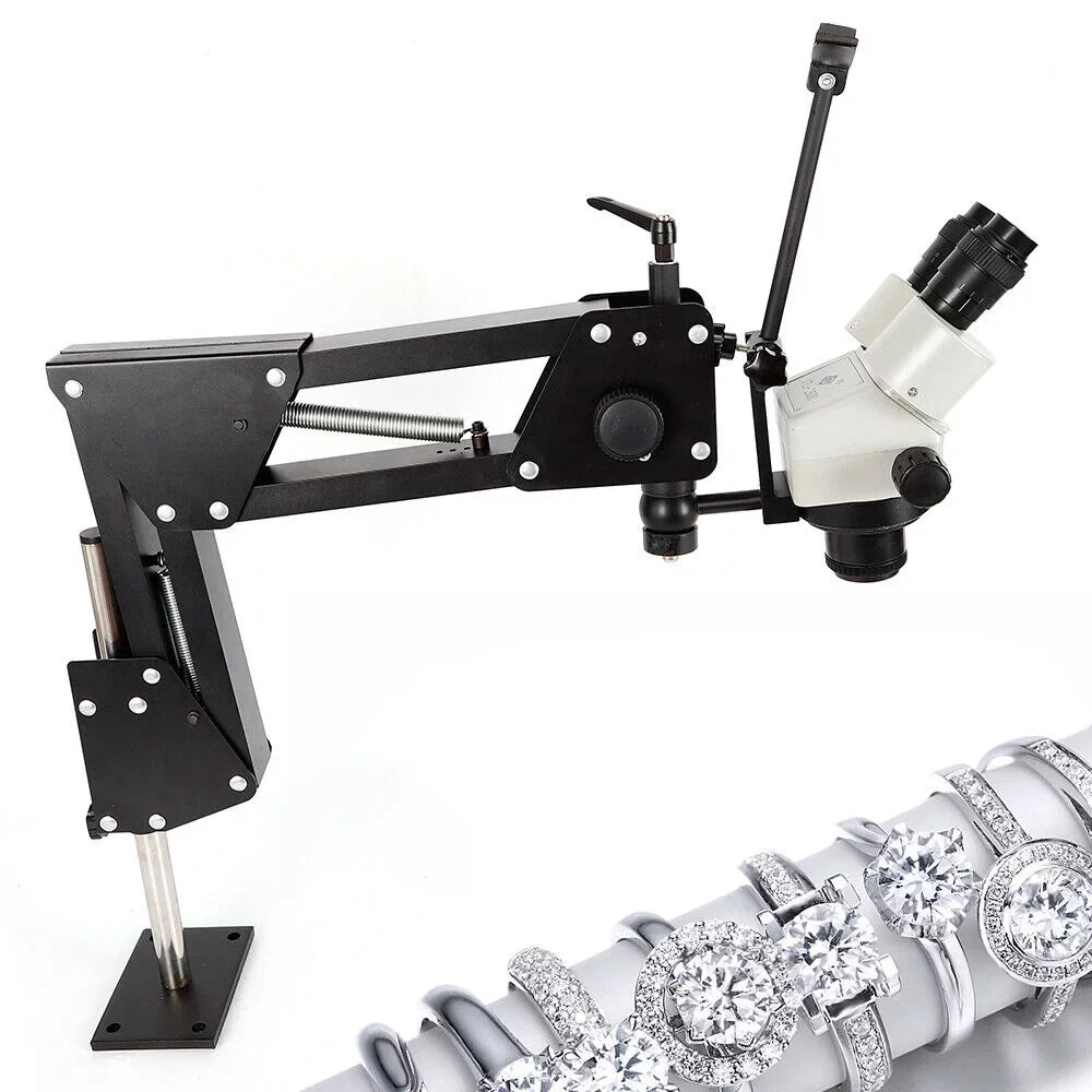 Machine with Micro Multi-Directional Setting Spring Jewelry Inlaid Gem Microscope Mirror Bracket Stand Tool ZhdnBhnos Diamond Making