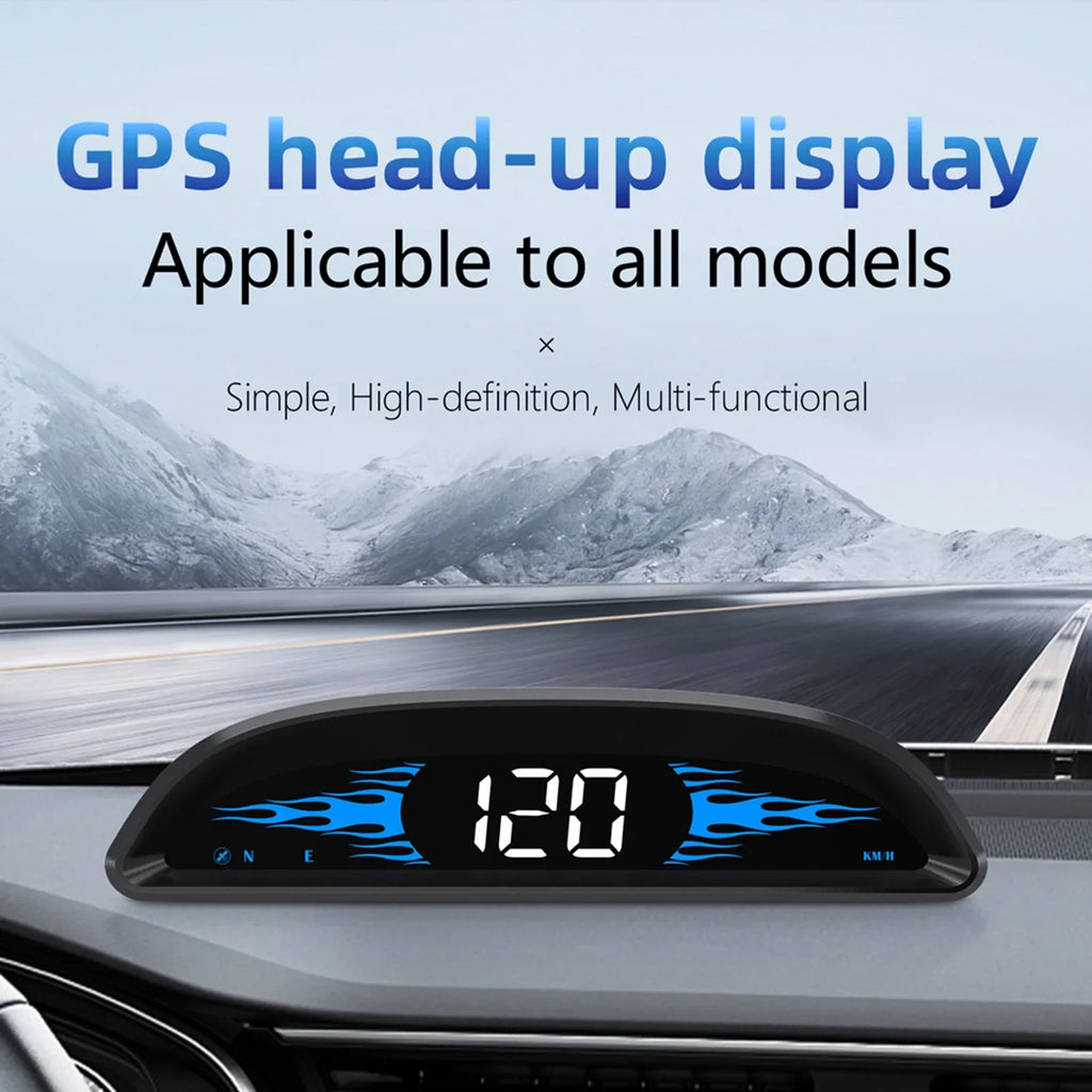 for Direction, Alarm Speedometer, Andoer Head-up GPS Display Navigation Vehicles, Mileage, Overspeed Time,