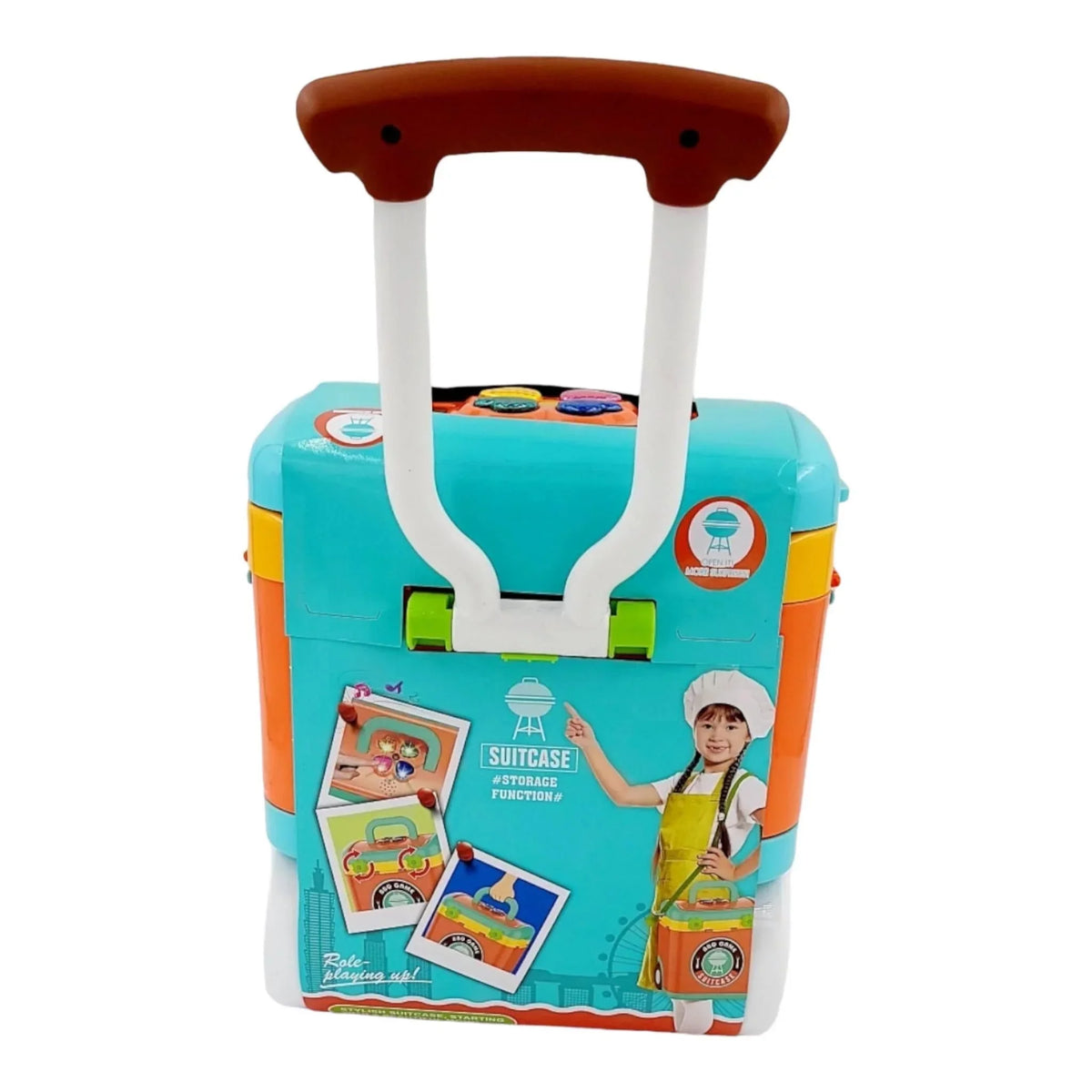 Set Grill for Interactive Universe GN Toy Kids Play 3+ Pretend Outside n Pack Ages Play BBQ Kitchen