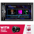 Camera New Bluetooth CDR5620 CD/DVD with and Inch Jensen 6.2 Backup Bullet Receiver