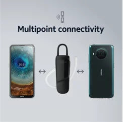 '+ Single Bluetooth calls, free. Answer music Nokia Solo stream Ear Clarity Headset. Wireless Bud hands