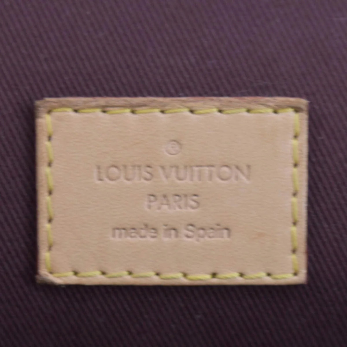 VUITTON MM Brown Bag Monogram Shoulder LOUIS Used Canvas Cluny