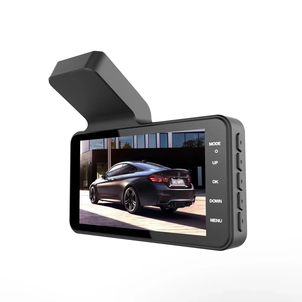 Recording Dashcam Detection Driving Loop Picture 170° Night-Vision Motion Wide with 1080P 4 Car Eccomum Recorder Touchscreen Angle Reversing DVR Support Inch Camera Dash