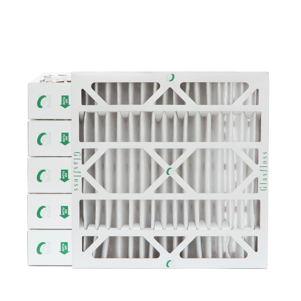 by 4" Actual Glasfloss. Inch Filters MERV 3-3/4 Air x 19-1/2 Size: 20x20x4 of Pleated x 6 10 19-1/2 Pack