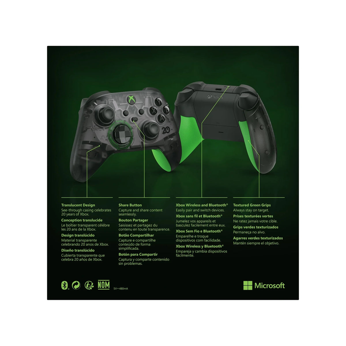 '- (Refurbished) Wireless Edition Controller Anniversary Special Restored Xbox 20th