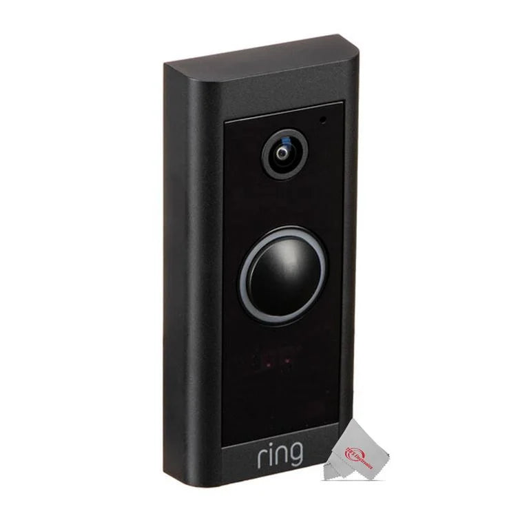 Video Wired HD 1080p Black Doorbell 5x