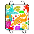 inches Mat 54x60 Dog Mat Mat Colorful SUV Seat Car Crab Hammock For and Trucks Starfish Cars Sealife Seat Cover Trunk GCKG Pet Cargo Car