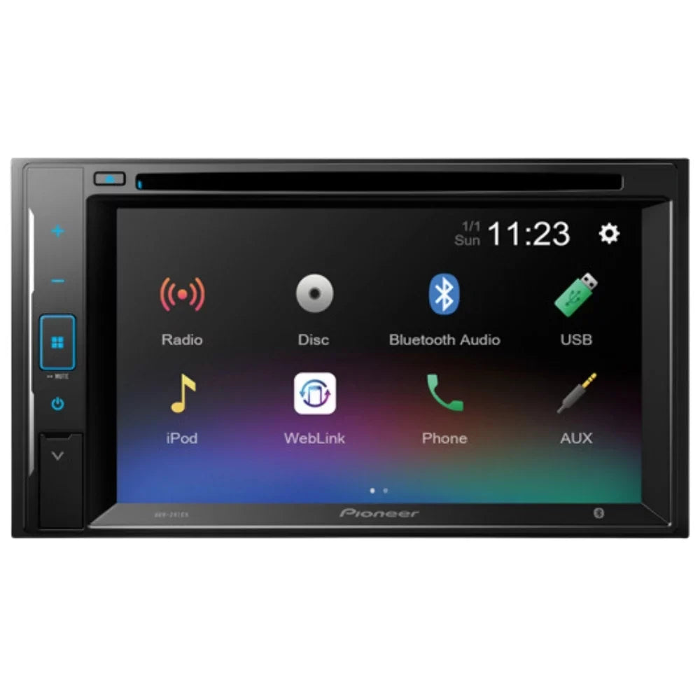6.2" for KIT4950 AM/FM Receiver Car WVGA DVD/CD Bundle Toyota with Touchscreen W/ Pioneer Tacoma Kit/in-Dash 2005-2011 Double Media Digital Stereo Bluetooth/Backup Camera/Installation DIN