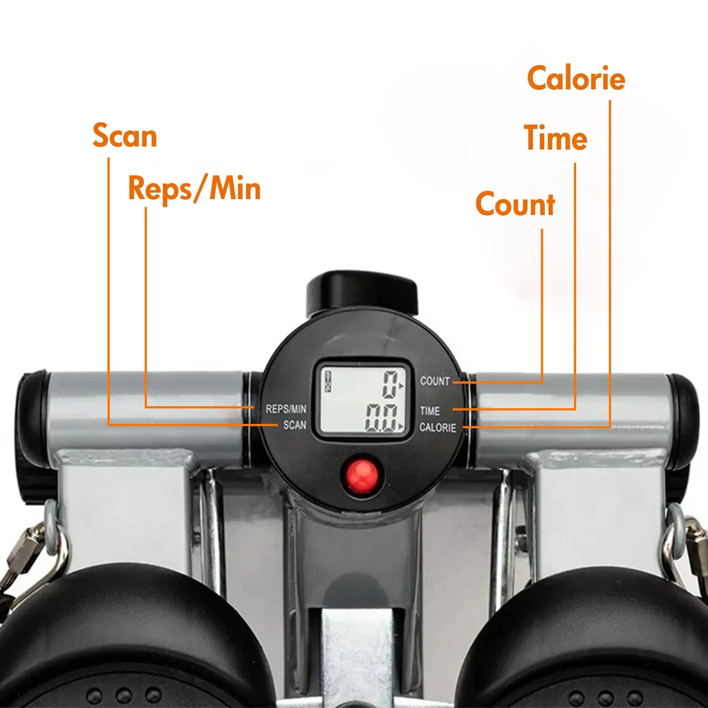 Equipment Bands, Resistance Height Stride Gray with for Exercise, Stepper Cardio Stepper Stair Stepper Mini Adjustable