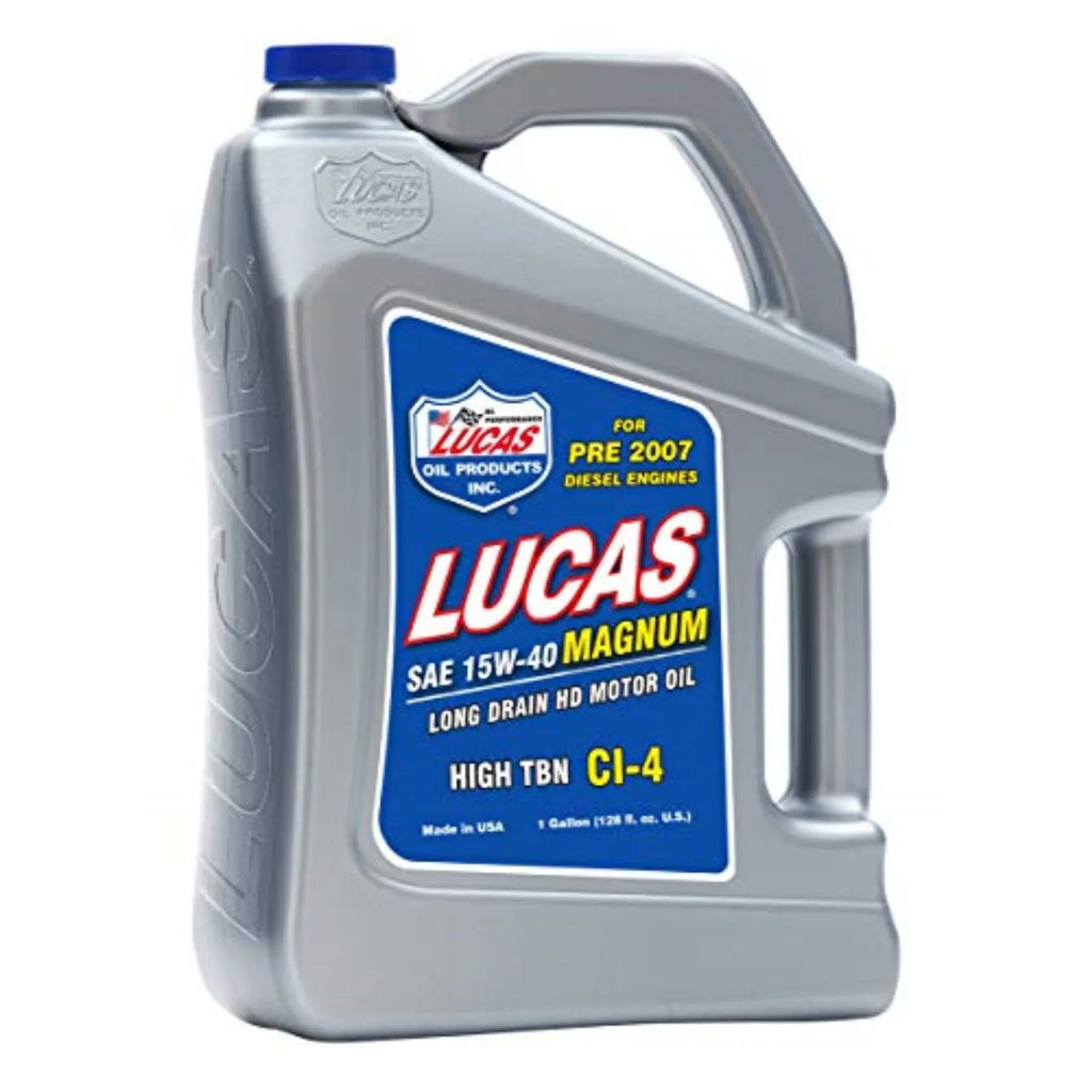 Lucas High Duty TBN Oil Motor Oil 128oz. 10076 15-40 Truck Heavy
