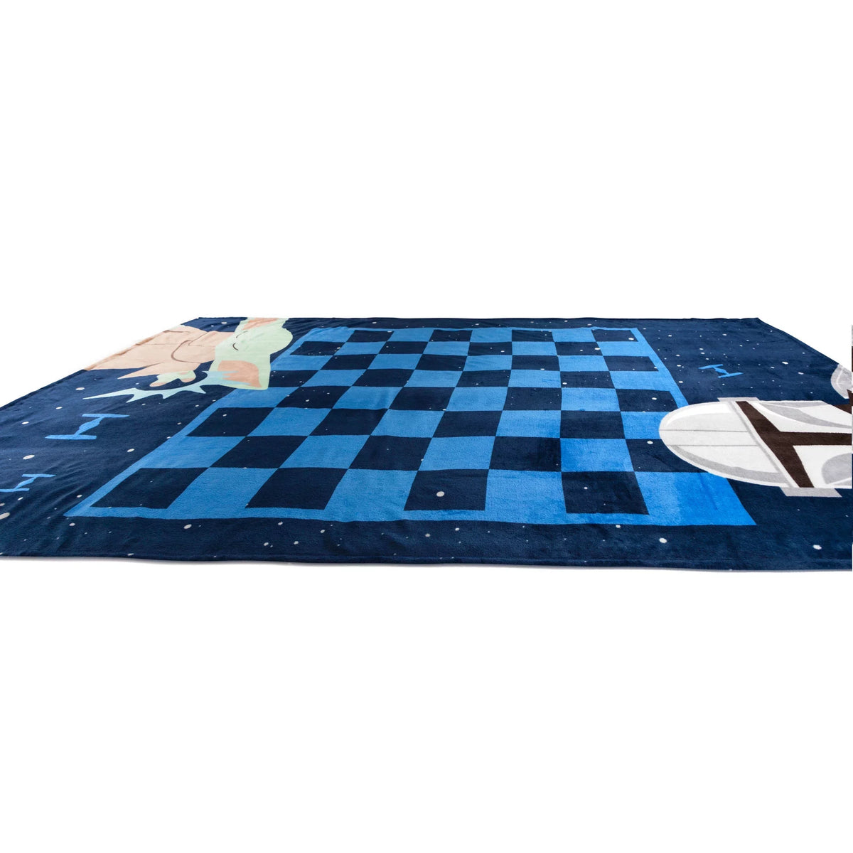 Checkers Wars Blanket, Mandalorian Game Star Microfiber 100%