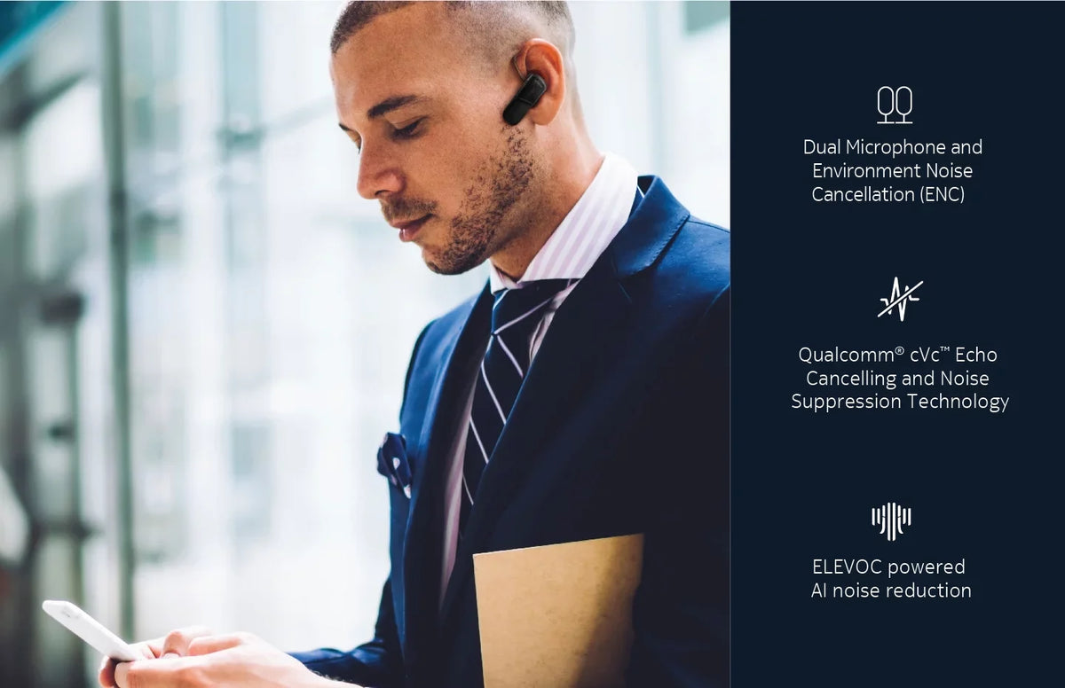 '+ Single Bluetooth calls, free. Answer music Nokia Solo stream Ear Clarity Headset. Wireless Bud hands