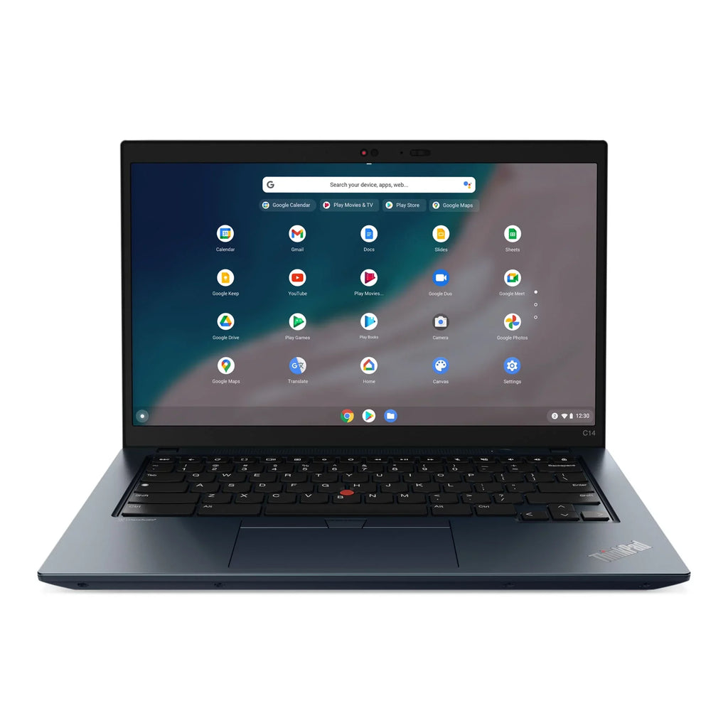 Laptop, Iris IPS, Xe, FHD Intel Lenovo 8GB, C14 Chromebook ThinkPad vPro®, 14" 256GB