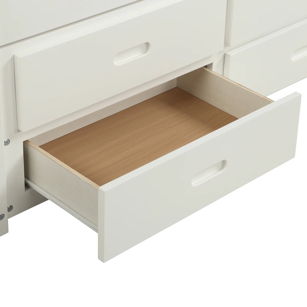 Twin, Bed Colors Wood Captain with Multiple Solid and Drawers, Trundle Merax