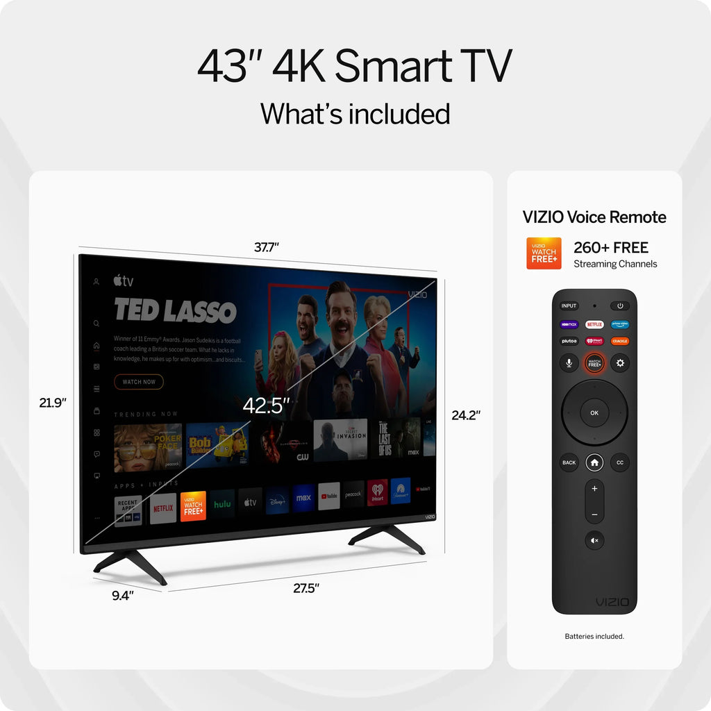 TV V-Series 43" Smart Class VIZIO LED 4K HDR V435M-K04 2023