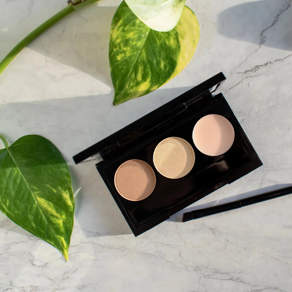 Texture Hazel Matte Pro 6.2g Eye Brow - Palette Free 3 Paraben Makeup-Street Colors Vegan