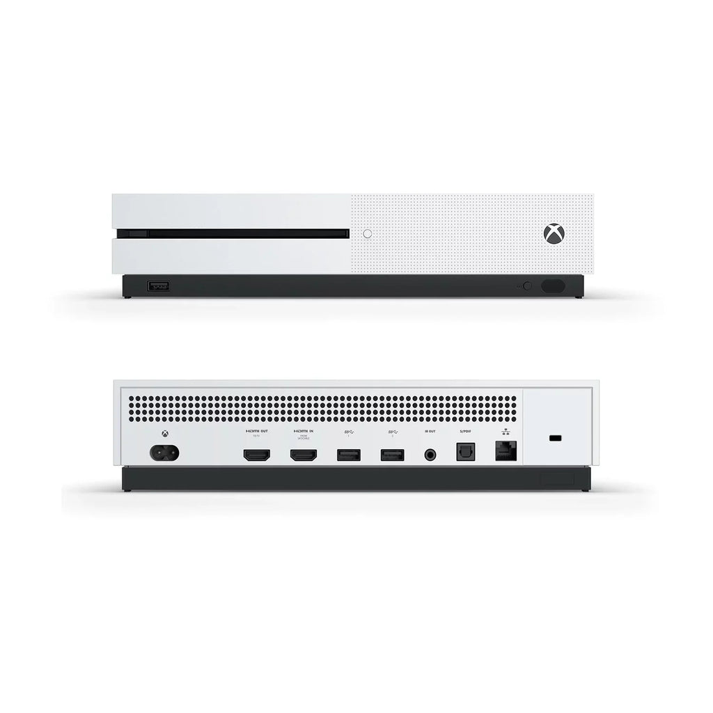 Gaming With Bundle One Xbox Gaming Console BOLT White S + Earbuds Microphone 500GB Pre-Owned Microsoft AXTION