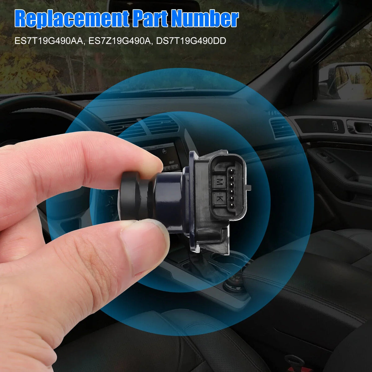 Ford Assist Fusion View Camera ES7T19G490AA Parking Backup Rear 2013-2016 For