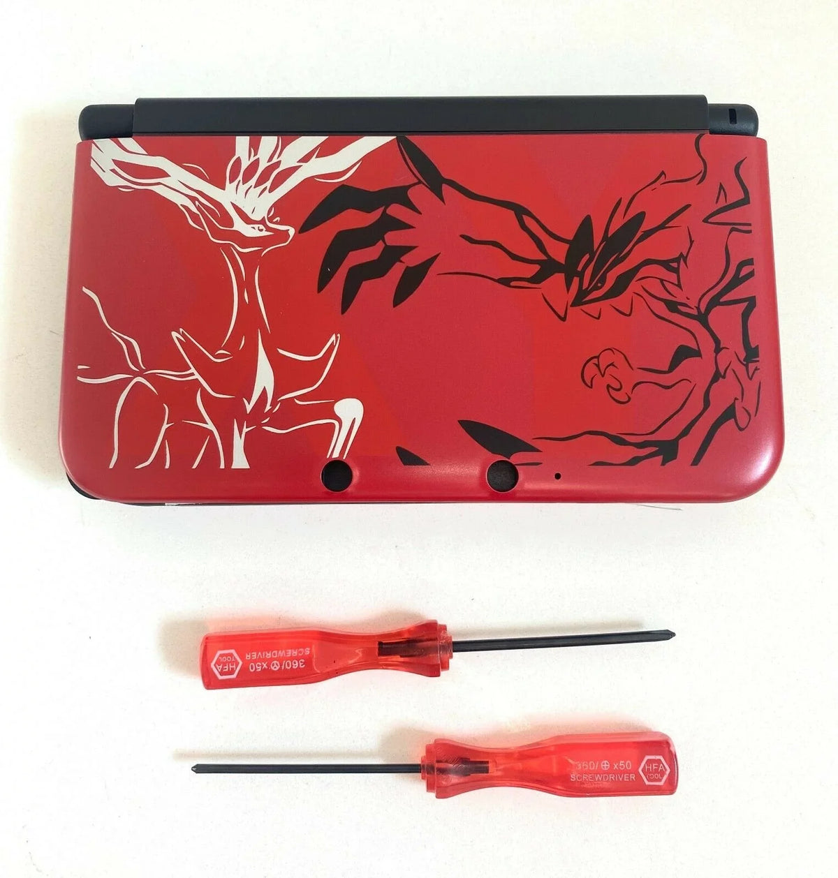 Screen 2015 Pokemon 3DS Nintendo Shell Tools Red Housing XL Replacement for