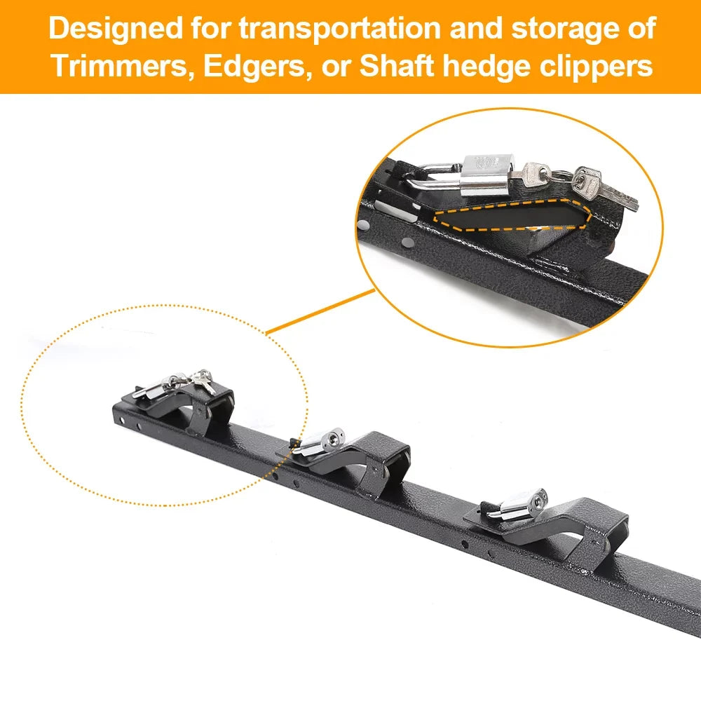 Trimmer Lockable Holder Trailer Weed Open Weeder Place Eater for Kojem 3 Landscape Edge Rack