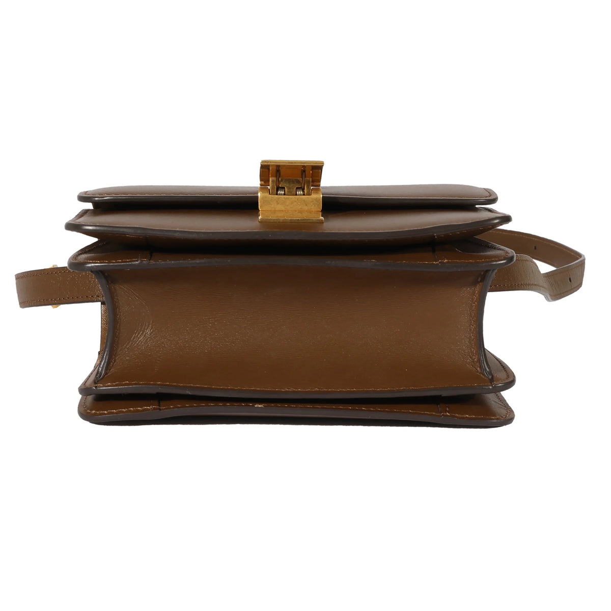 Bag Box Brown Leather Smooth Small Celine Pre-Owned
