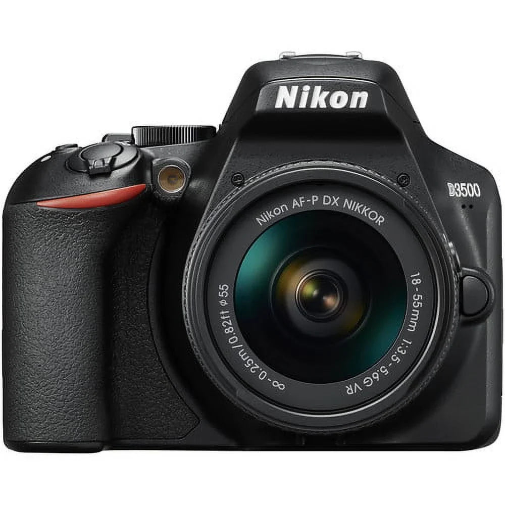 1590 DSLR 18-55mm D3500 Nikon - Camera Bundle VR Accessory Lens 24.2MP 12PC with