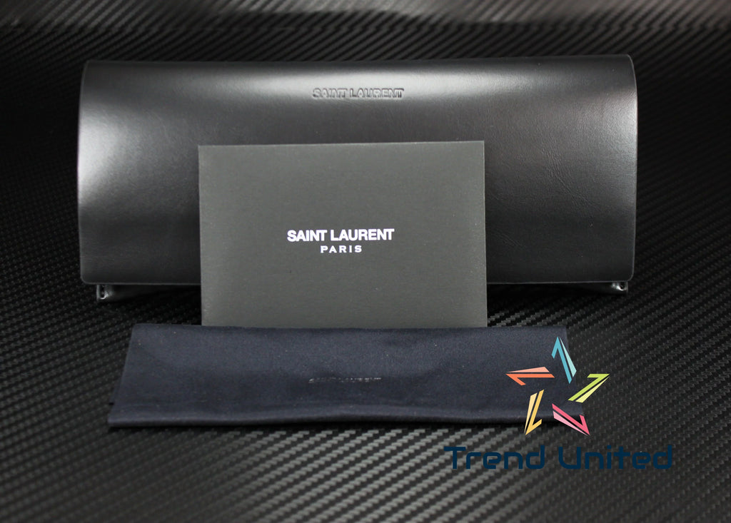 Men's Eyeglasses Rectangular 55 Black LAURENT mm SL 001 481 Squared SAINT
