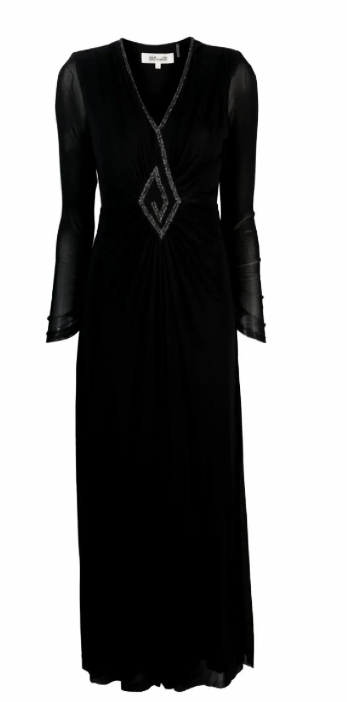 Evening  Furstenberg Von Diane S Black Straight Women's Size