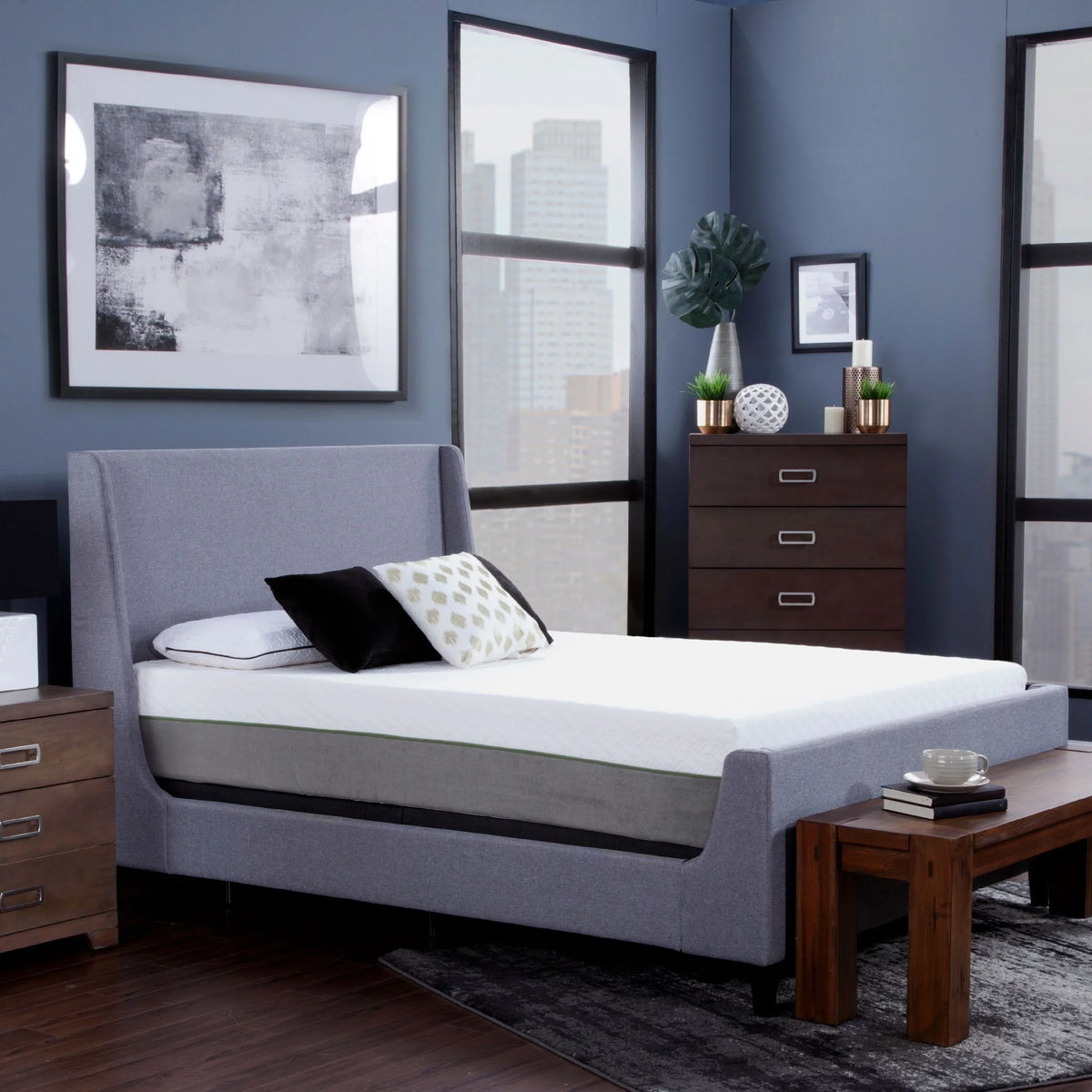 Memory Infused 12” Mattress, Blissful Nights King Foam