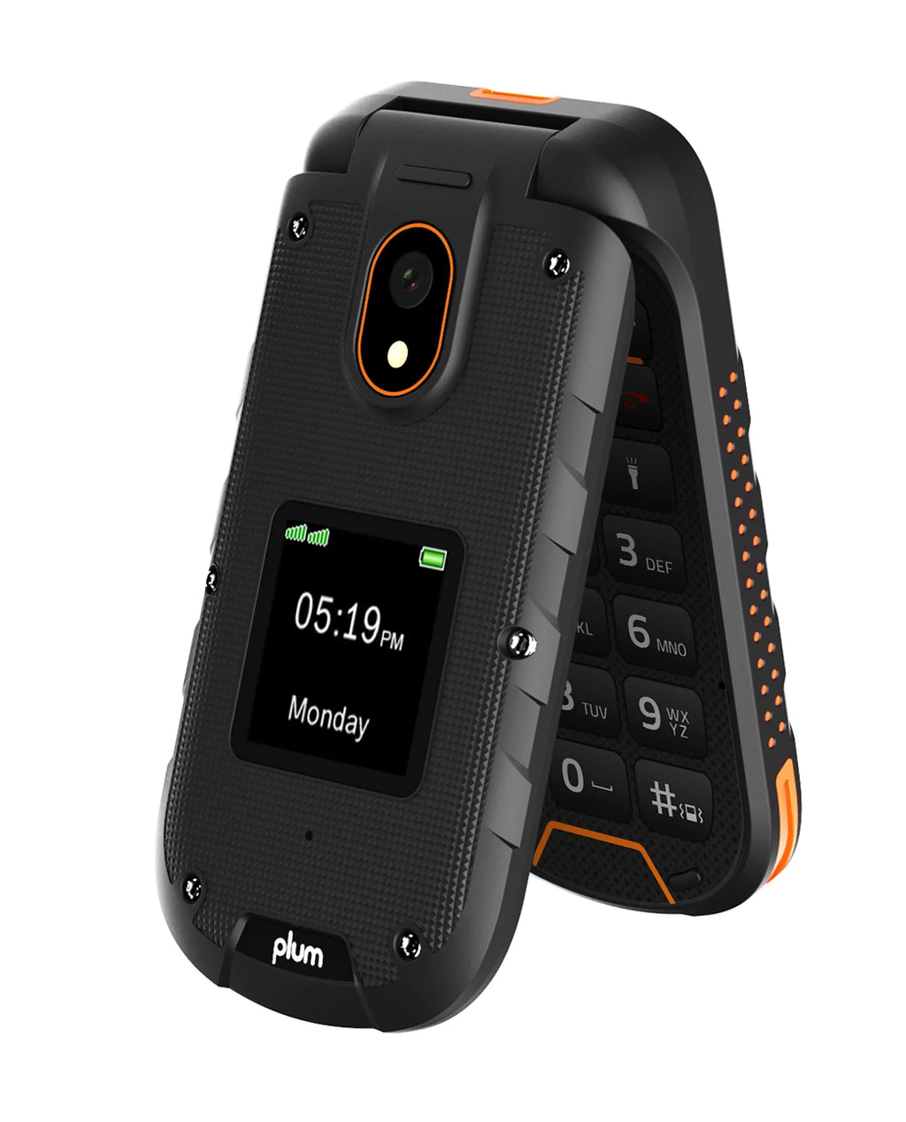 Plum Ram Included Sim Contract LTE Talk Speed Flip No (Refurbished) Unlimited PLUS $11 Phone Card 4G Restored