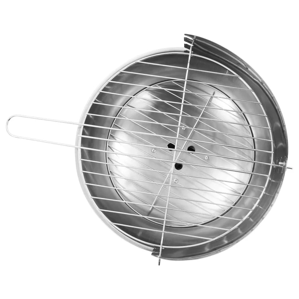 BBQ Stainless Buyweek Pedestal Steel Charcoal Grill