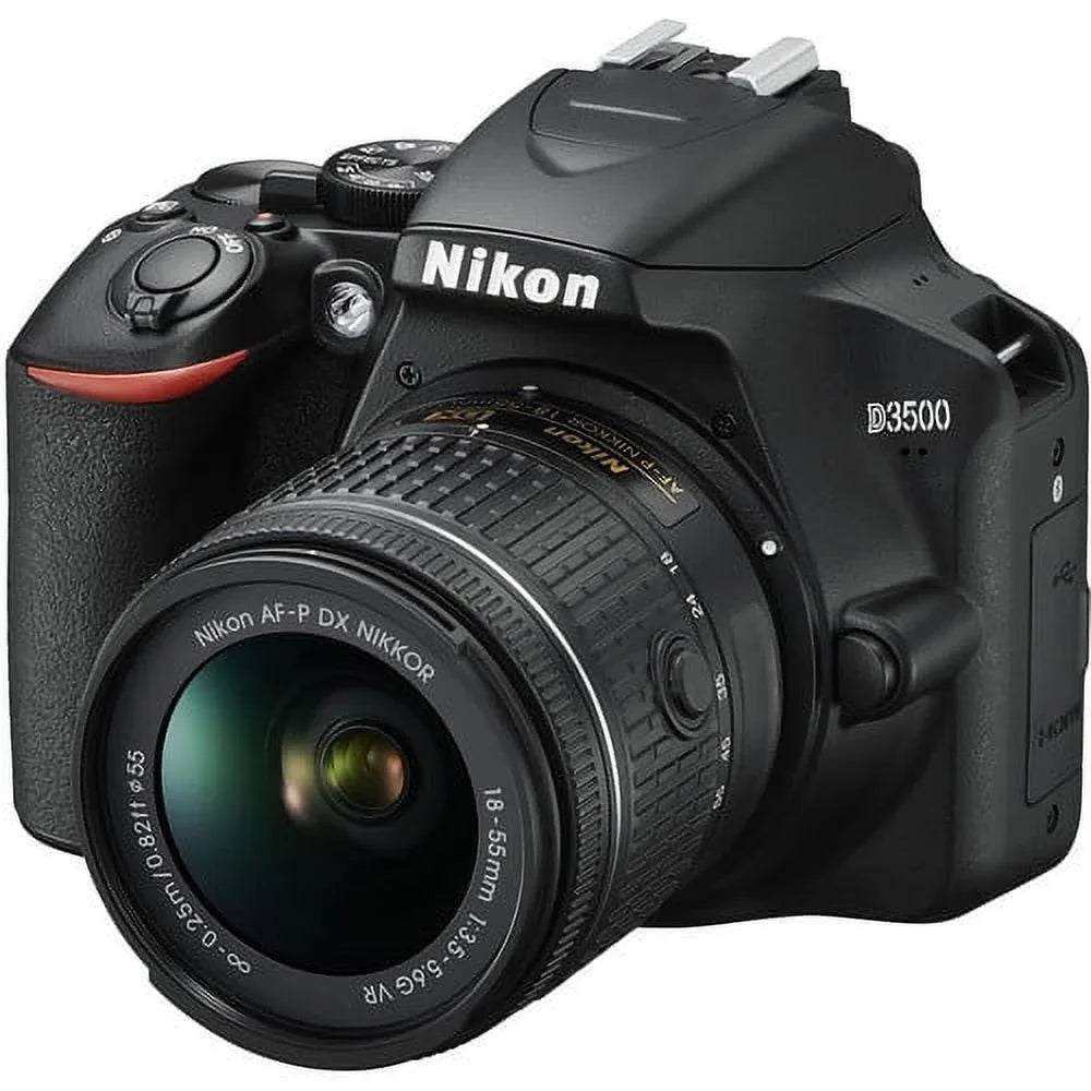 1590 DSLR 18-55mm D3500 Nikon - Camera Bundle VR Accessory Lens 24.2MP 12PC with