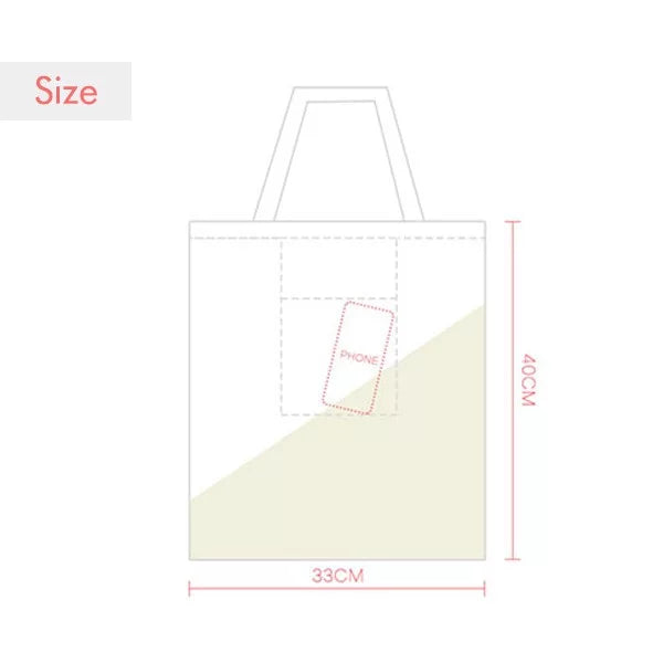 Tote Malta Shoulder You Language Sack Canvas Language Love Expression I Bag Mandari Script