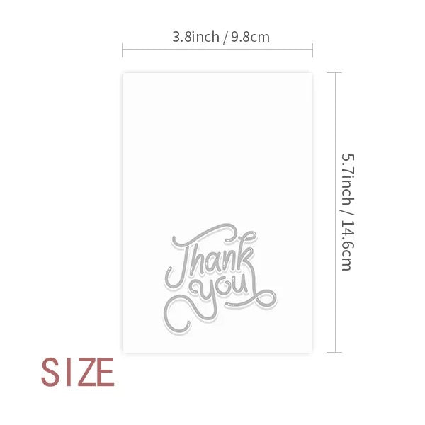 Note Raw Thank Texture Cards Chop Rib You Blank Meat Food Envelopes