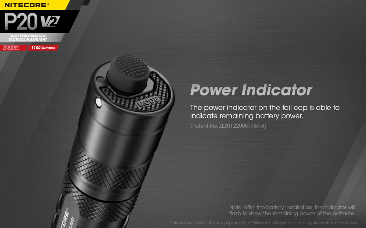 '- Battery, Tactical V2 Free - XP-L2 Flashlight Combo: Batteries P20 LED V6 Lumens +2x D2 1100 CREE Charger w/NL189 Nitecore CR123A Eco-Sensa