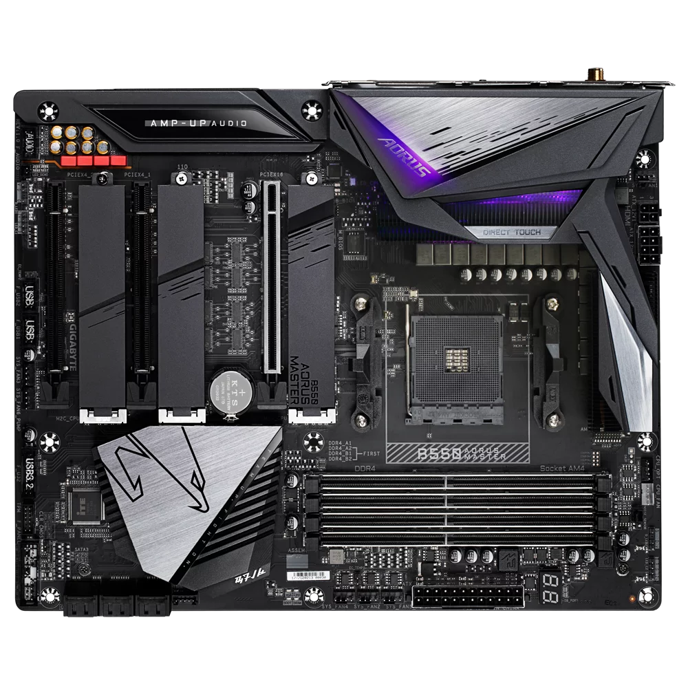 B550 AORUS Direct Phases GIGABYTE VRM with AMD Digital Motherboard 16