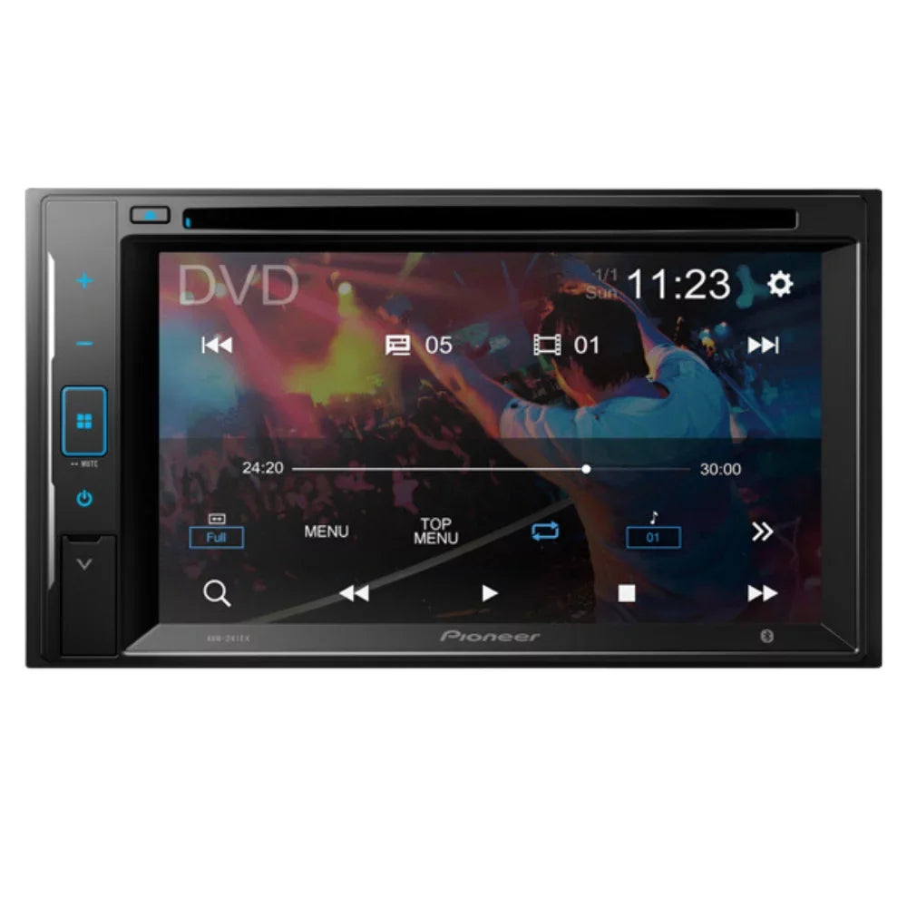 Bluetooth/Backup 6.2" 1995-2000 Aurora with Car Kit/in-Dash Oldsmobile AVH-241EX DVD/CD Receiver DIN Pioneer for W/ Camera/Installation Media KIT4817 AM/FM Touchscreen Bundle Digital Double Stereo
