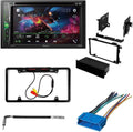 Bluetooth/Backup 6.2" 1995-2000 Aurora with Car Kit/in-Dash Oldsmobile AVH-241EX DVD/CD Receiver DIN Pioneer for W/ Camera/Installation Media KIT4817 AM/FM Touchscreen Bundle Digital Double Stereo