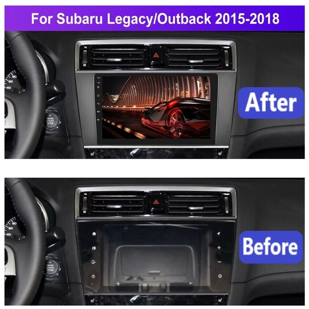 Your 9IN Commutes with Audio Carplay High-Quality Streaming Upgrade Subaru Outback GPS Touchscreen Optimize Daily Android Legacy
