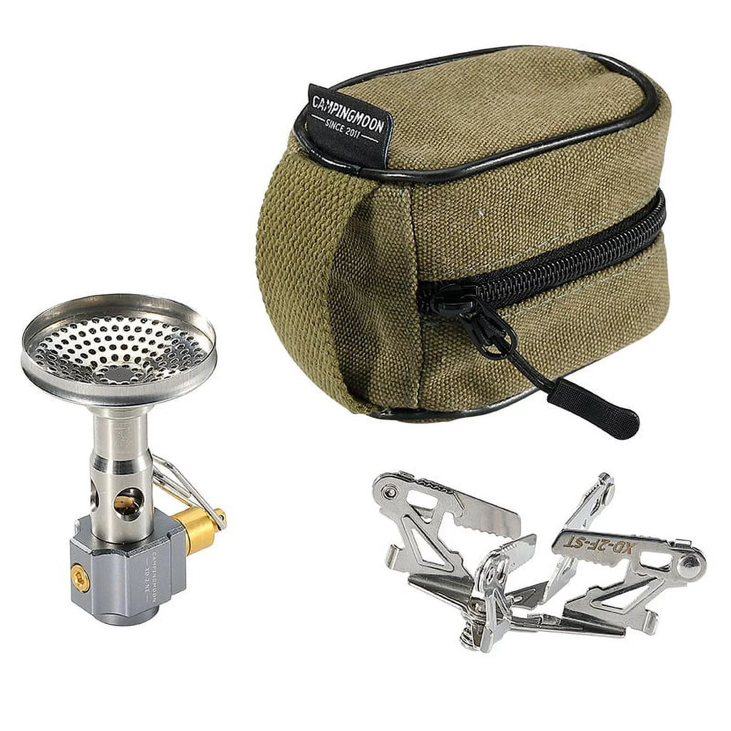 Gas Stove Backpacking Stove Camping Camping Efficient 3300W Stove Split High CAMPINGMOON